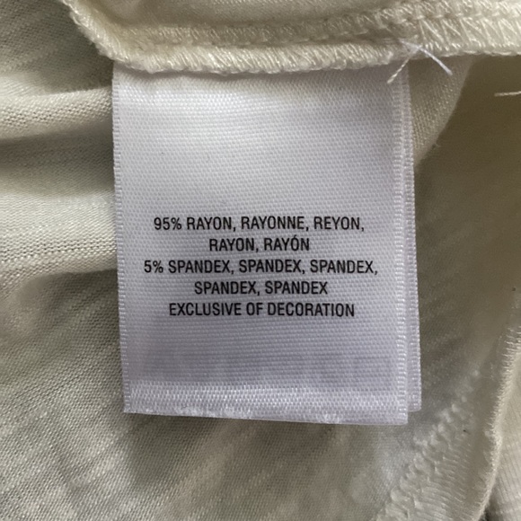 Anthropologie Meadow Rue Cream Top - Picture 5 of 9